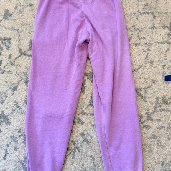 Aviator Nation VINTAGE PATCH ZIP HOODIE RELAXED & JOGGERS- NEON PURPLE - Picture 9 of 10